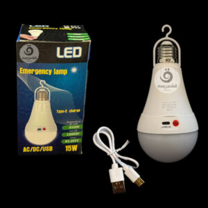 لامپ شارژی ۱۵ وات باطری خور