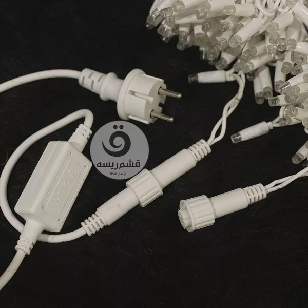 ریسه خوشهای ۵ متری با ۲۵ آویز عمودی و ۱۰۸ لامپ LED پرنور