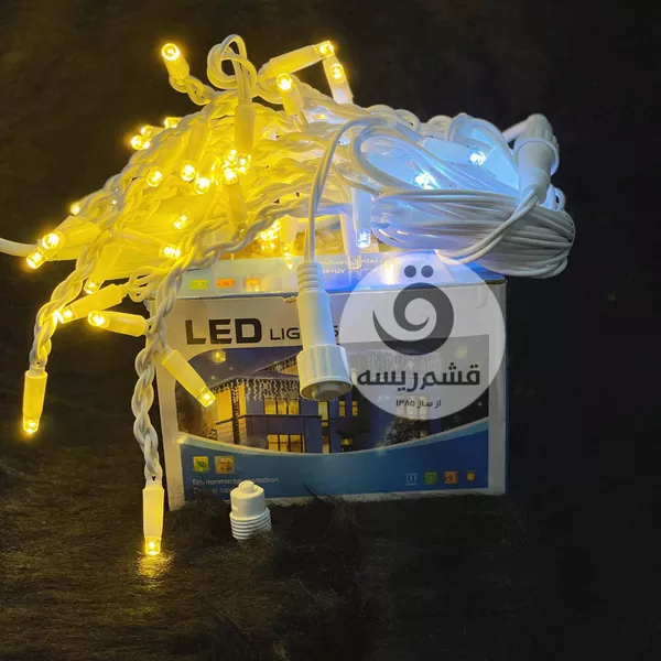 ریسه خوشهای ۳ متری با ۱۵ شاخه آویز مناسب برای اتاق خواب و فضاهای کوچک